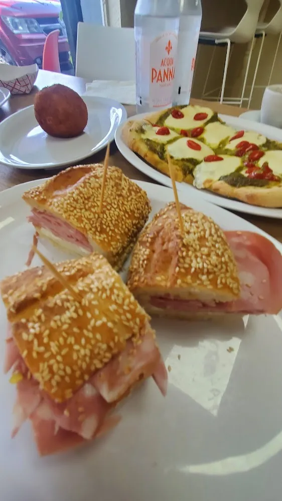 Made to Order Fresh Sandwich with Ingredients Imported from Italy
